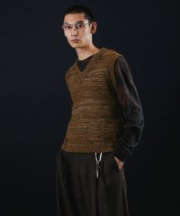 M TO R/REVERSIBLE BOX KNIT VEST/506728046