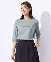 J.PRESS LADIES（LARGE SIZE）/ロゴTシャツ/506360278