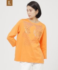 エヴェックス バイ クリツィア　Lサイズ/【L】【接触冷感】【ウォッシャブル】グラデーションロゴプリントプルオーバーカットソー/506672581