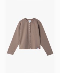 agnes b. FEMME/オーガニックコットン メルトン 長袖 カーディガンプレッション "Le Classique" /506676265