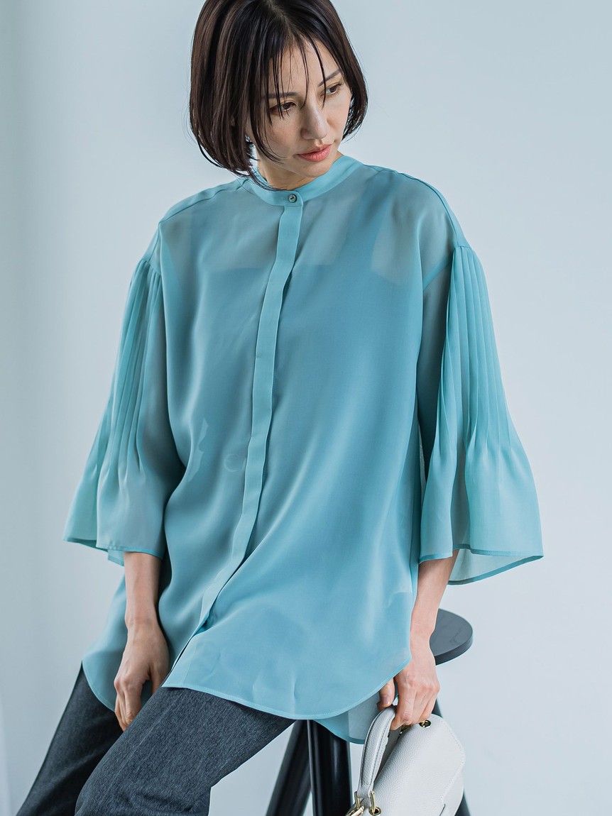 激安な セール 50%OFF】ロートレアモン LAUTREAMONT シアープリーツ トップス