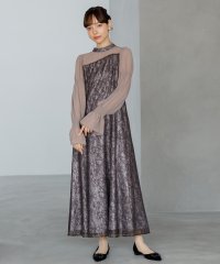 form forma/フォルムフォルマ form forma 【web別注】【小柄さん向けサイズ有】バックオープン＆アシンメトリーレースドレス/結婚式/パーティー/クルージング/発表/506726189