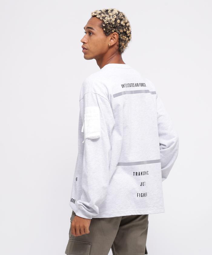 SIDE ZIP STENCIL T-SHIRT SIDE ZIP STENCIL T-SHIRT