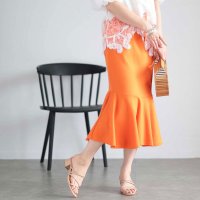 Sawa a la mode/サワアラモード Sawa a la mode 上品に揺らめく大人のマーメイドスカート/506730570