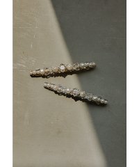 niana/ニアナ niana パールビジューバレッタ ヘアピン ヘアクリップ 結婚式 成人式 ヘアアクセサリー ゴールド シルバー ビーズ 大きめ/506731318