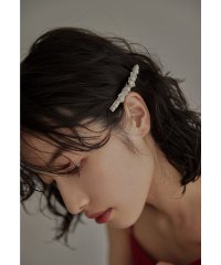 niana/ニアナ niana パールビジューバレッタ ヘアピン ヘアクリップ 結婚式 成人式 ヘアアクセサリー ゴールド シルバー ビーズ 大きめ/506731318
