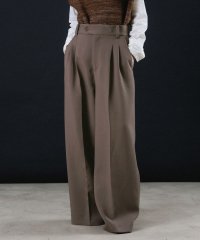 M TO R/【SUSTAINABLE】DOUBLETUCK WIDE PANTS/506410434