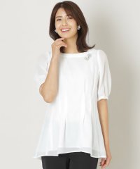 TO BE CHIC/シアージャカード チュニックブラウス/506726158