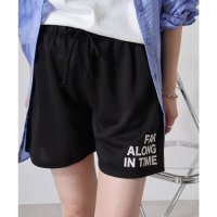 atONE/アットワン atONE ミニ裏毛ワンポイントプリントショートパンツ/506732958