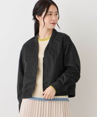NICOLE white/VネックZIPブルゾン/506737158