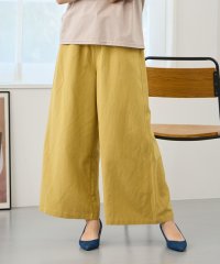 NICOLE white/リネン混イージーパンツ/506737297