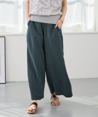 NICOLE white/リネン混イージーパンツ/506737297