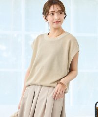 NICOLE white/リネン混ニットプルオーバー/506737301