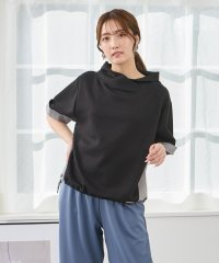 NICOLE white/異素材切り替えスタンドプルオーバー/506737316