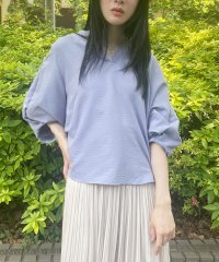 NICOLE white/タックパフブラウス/506737337