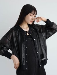 RADIATE/ラディエイト RADIATE カラーシアーカーディガン(khaki，black)/506737393