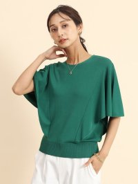 FENNEL/フェンネル FENNEL ラッフルスリーブニットトップス/506737462