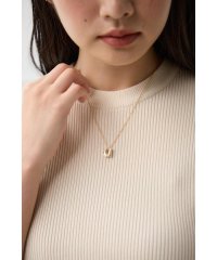 AZUL by moussy/スクエアメタルオーバーラップネックレス/506737475