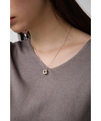AZUL by moussy/スクエアメタルオーバーラップネックレス/506737475