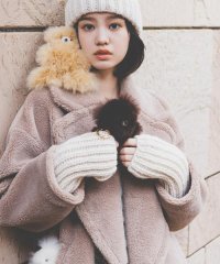 NATURAL BEAUTY BASIC/ボアロングコート　24AW/506737512