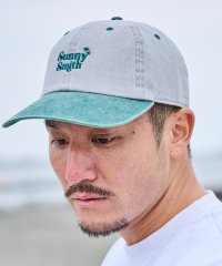SUNNY SMITH/サニースミス Sunny Smith SUNNY SMITH ヤシの木ロゴ刺繍ピグメント バイカラーCap/506551960