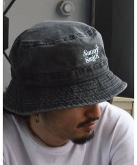 SUNNY SMITH/サニースミス Sunny Smith SUNNY SMITH ヤシの木ロゴ刺繍ピグメント バケットハット/506551962