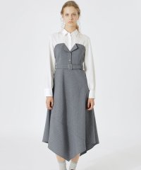 LOVELESS　WOMEN/ストライプビスチェコンビワンピース/506597817
