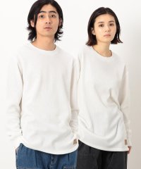 Purple & Yellow/裏起毛ワッフル長袖Ｔシャツ/506661586