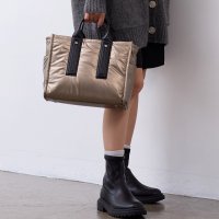 TOPKAPI TREASURE/トプカピ TOPKAPI 【TREASURE TOPKAPI】メタリック パデット ショルダー付 トートバッグ/506742009