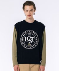 LACOSTE Mens/ラコステ LACOSTE ナイロン×コットンジャカードニットベスト/506745013