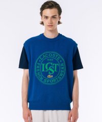 LACOSTE Mens/ラコステ LACOSTE ナイロン×コットンジャカードニットベスト/506745013