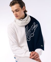 LACOSTE Mens/ラコステ LACOSTE ワニロゴジャカードリバーシブルマフラー/506745050