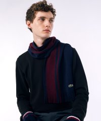 LACOSTE Mens/ラコステ LACOSTE ラッセルニットストライプマフラー/506745051