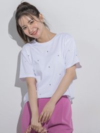 VICKY/ビッキー VICKY ハートホットフィックスTシャツ≪手洗い可能≫/506745732