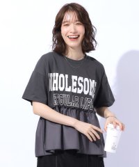 SHOO・LA・RUE Cutie Blonde/一枚でこなれ見え 裾フリル切り替えTシャツ/506747650