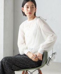 SHIPS WOMEN/〈手洗い可能〉ダブル シアー ニット プルオーバー/506747997
