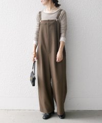 SHIPS any WOMEN/SHIPS any:〈洗濯機可能〉ウールライク サスペンダー セミワイド サロペット/506749348