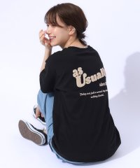 SHOO・LA・RUE Cutie Blonde/キューティーブロンド Cutie Blonde 【洗える】もこもこ刺繍がこなれ見え ロゴ入りBIG Tシャツ/506749378