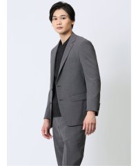 TAKA-Q/タカキュー TAKA－Q ストレッチウォッシャブル スリムフィット 2ボタンジャケット 無地グレー(セットアップ可能)/506749782