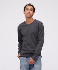 AVIREX/《DAILY》RIB L/S V－NECK T－SHIRT/リブ 長袖 ブイネック Tシャツ  デイリーウェア/506752574