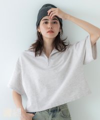 coca/コカ coca ミニ裏毛ハーフジップトップス/506641860