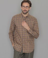 MACKINTOSH LONDON/【LEON掲載】コットンツイルチェックボタンダウンシャツ/506674629