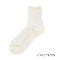 HANAE MORI/ハナエモリ HANAE MORI 福助 【HANAE MORI ： ファーストライン】 靴下 総柄 クルー丈 履き口やわらか(3203ー041) 婦人 女性 レ/506759777