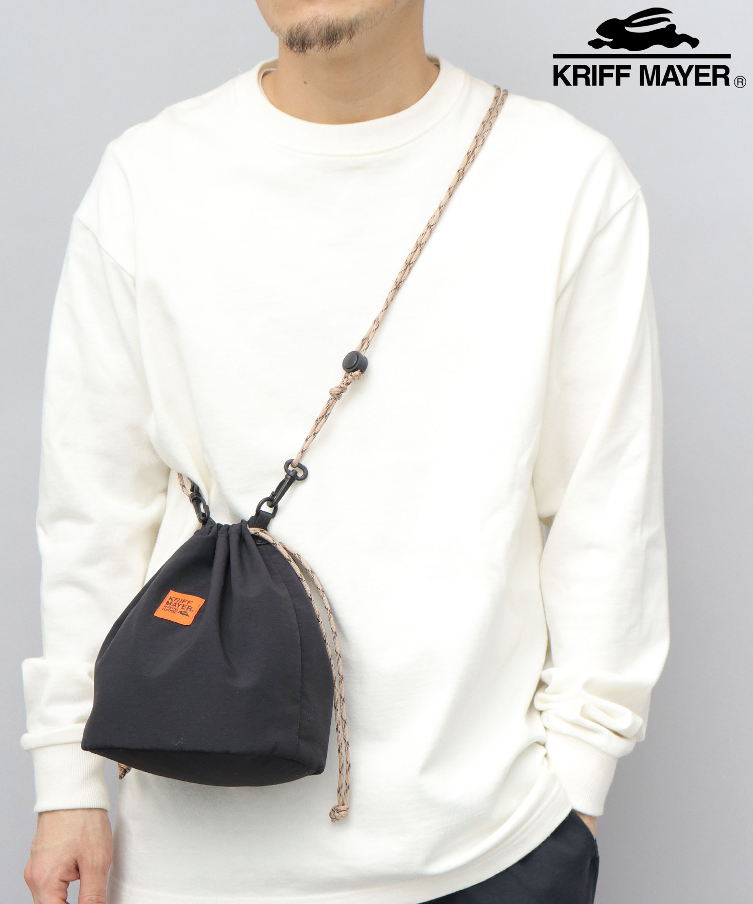 WACKOMARIA NYLON DRAWSTRING BAG 巾着（WACKO MARIA - WACKO