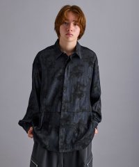 JUNRed/スプレーアートシャツ/506764888