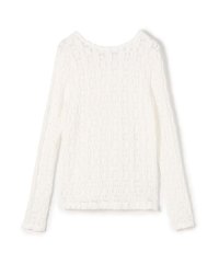 MACPHEE/コットンナイロンレース クルーネックプルオーバー/506766779