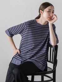 la.f.../ラ エフ la.f… 【新色追加/追加生産分入荷】VIS Tシャツニットプルオーバー≪手洗い可能≫/506021466