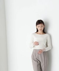 NATURAL BEAUTY BASIC/シアーラメカフスリブニット　24AW/506653203