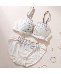 petit marie/パリーゼ Palissee パピヨンフルール3/4モールドカップブラ＆ショーツ【返品不可商品】/506697753