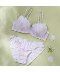 petit marie/パリーゼ Palissee フラワープリント3/4モールドカップブラ＆ショーツ【返品不可商品】/506700367